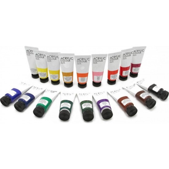 ART RANGER ACRYLIC 24 COLOUR TUBEX 22ML